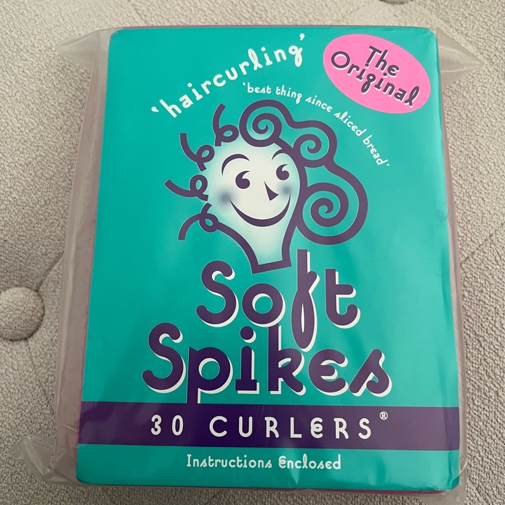 Soft Spikes Hair Curlers - Pink
